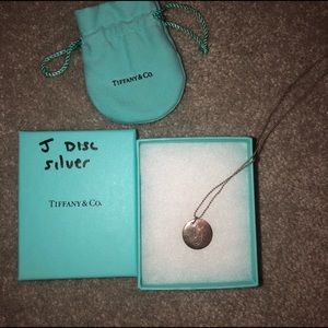REAL TIFFANY J DISC NECKLACE